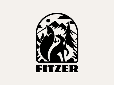 Fitzer | Logo badge branding drink energy drink forest fox hard seltzer icon logo logo design vector