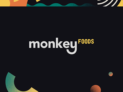 Monkey Foods | Logo abstract branding foods ghost kitchen icon kitchen logo monkey shapes vector