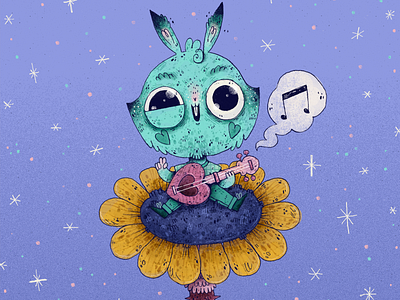 #Drawthisinyourstyle | Natalia Letona art artwork bunny character character design drawthisinyourstyle dtiys flower handmade illustration music natalia letona rabbit