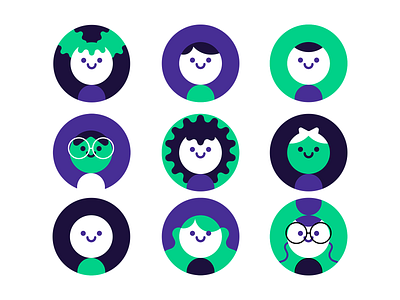 Tribu | Profile Avatars artwork avatar avatars avi branding character character design design illustration profile avatars ui vector