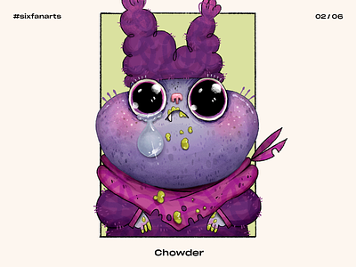 #sixfanarts | 02 — Chowder art artwork cartoon network character character design chowder fanart handmade illustration sixfanarts