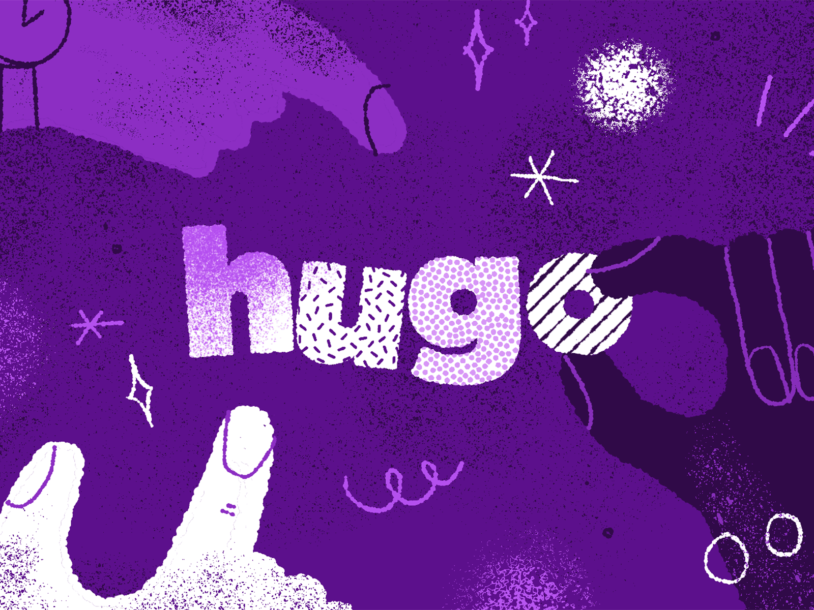 hugo | Rebranding artwork branding handmade hugo illustration logo logo system rebranding typography ui vector