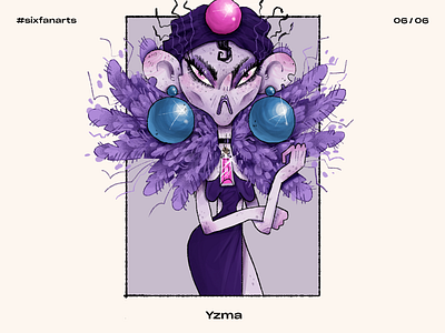 #sixfanarts | 06 — Yzma art artwork challenge character character design disney fanart handmade illustration movie potion tv show yzma