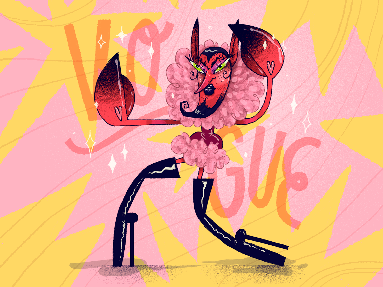 Him art artwork cartoon cartoon network character character design evil fab fabulous fanart handmade him illustration powerpuff girls ppg tv show villain vogue