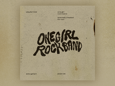 one girl rock band | Playlist