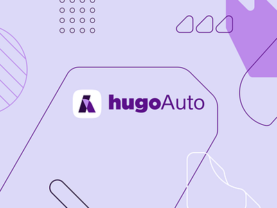 hugoAuto | Logo a letter a logo app app icon branding design flat icon logo minimal movement superapp transportation transportation app ui ux vector web