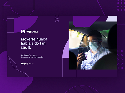 hugoAuto | Brand Exploration app branding design logo minimal superapp transporation transportation app ui ux vector web