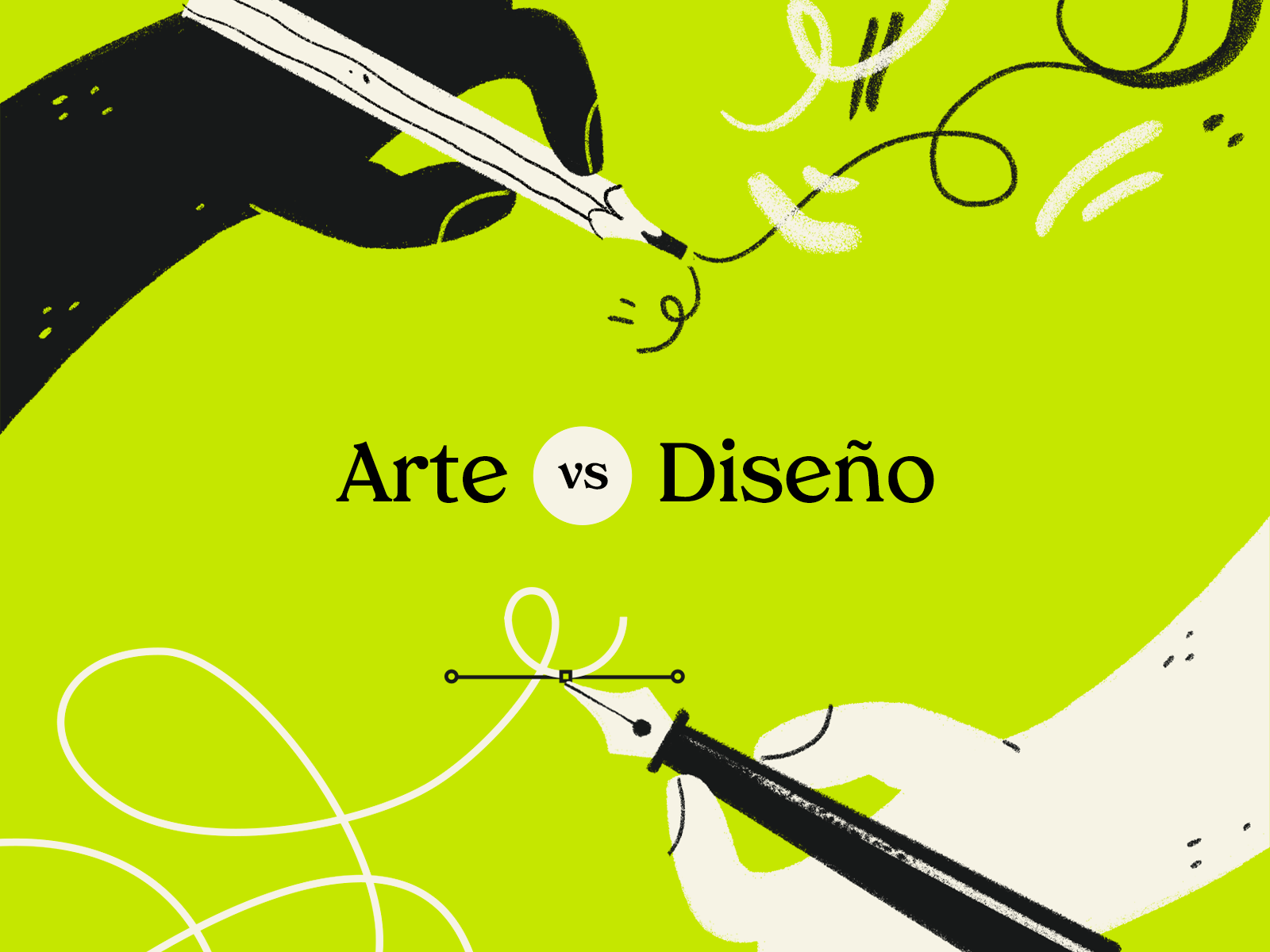 Art vs. Design art artwork character character design design digital handmade illustration pencil vector