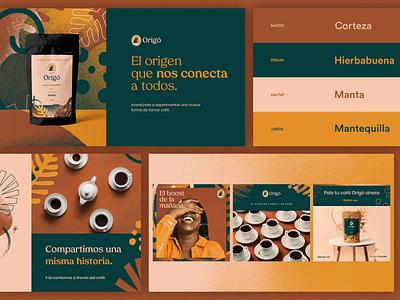 Origó | Brandbook brand design brand identity brandbook branding coffee coffee brand design icon logo typography ux vector web