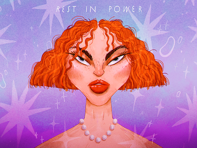 SOPHIE | Rest in Power art artwork character character design handmade illustration lgbtq music pearls portrait queer rip sophie trans tribute