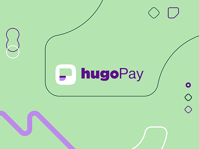 hugoPay | Logo app bank branding design finance app finances fintech flat icon logo minimal money ui ux vector web