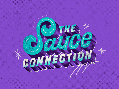 The Sauce Connection | Logo branding branding design design hot sauce lettering logo logotype sauce type design typography vector