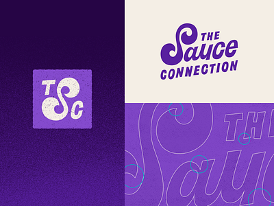 The Sauce Connection | Brand System design hot sauce lettering lettering logo logo logotype sauce type type design typography vector