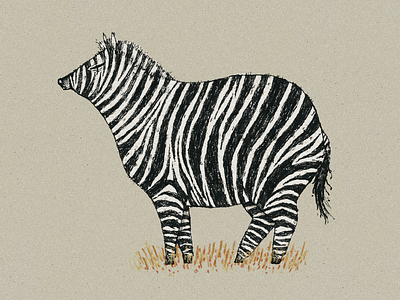 Fatass Zebra african art character character design fat illustration zebra