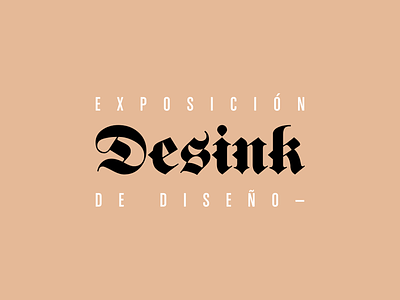 Desink — Visual Identity branding gothic logo tattoo tattoo design type typography