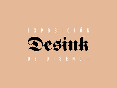 Desink — Visual Identity branding gothic logo tattoo tattoo design type typography