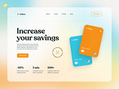 Banking Landing page concept