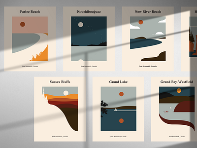 NB Locations Poster Series