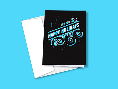 2019 Holiday Card christmas card graphic design graphicdesign print design type