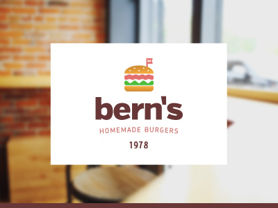 Hamburgers burger identity logo