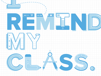 Classroom Poster education illustration lettering letters poster remind typography