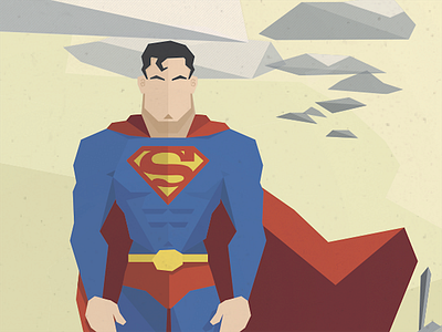 Superman boop illustration superman vector
