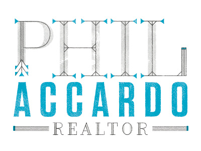 Phil Accardo architect architecture geometric logo realtor realty
