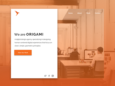 Design Agency Landing Page