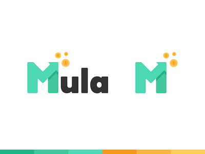 Mula Logo arrow branding budget budgeting clean coins design logo logo design logodesign logos money