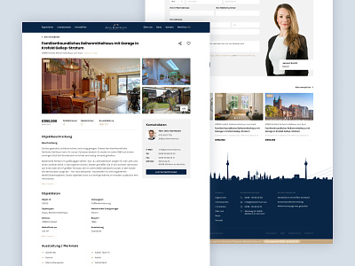 Real Estate & Property Management Website agency directory landing page listing page properties property property page real estate real estate agency realestate realtor website website design