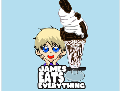 James Eats Everything graphic design illustration instagram logo