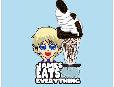 James Eats Everything graphic design illustration instagram logo