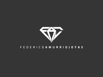 Federico Amurrio Joyas diamond gold jewel jewelry logo minimal sharp silver work