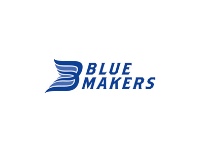 Blue Makers b blue brand clothes identity jeans light logo pants wing