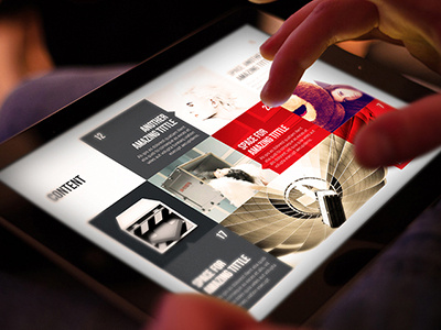 Design MGZ 3 For Tablet design digital easy edit indesign magazine minimal modern tablet template