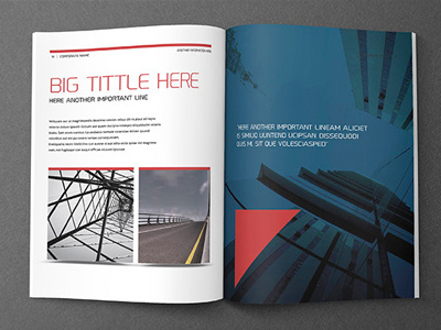 Corporate Brochure brochure corporate design easy graphicriver indesign magazine multipurpose sell sign template