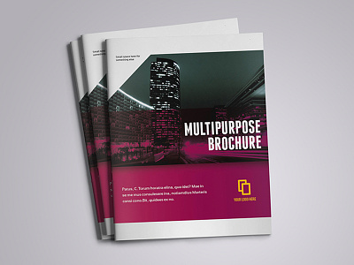Multipurpose Brochure booklet brochure clean design ditorial graphicriver indesign minimal modern multipurpose sign template