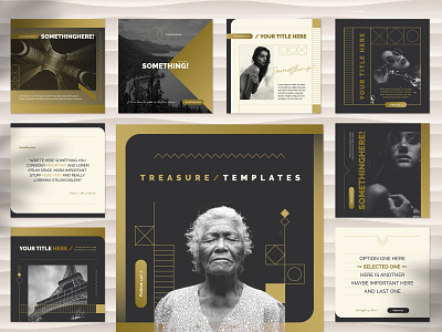 Treasure Social Media Templates