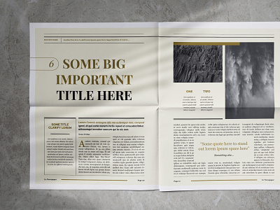 Newspaper Magazine Template