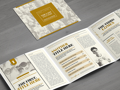 Modern Newspaper Square Brochure brochure brochure template clean design editorial flyer illustrator information journal luuqas modern newsletter newspaper newspaper design photography photoshop porfolio square template