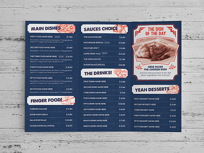 Multimenu Template 2 bar card design flyer food graphicriver menu personal restaurant table template tent