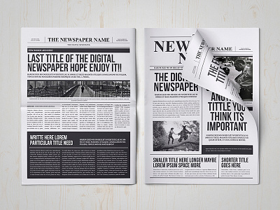 Classy Newspaper Indesign Template By Luuqas Design On Dribbble