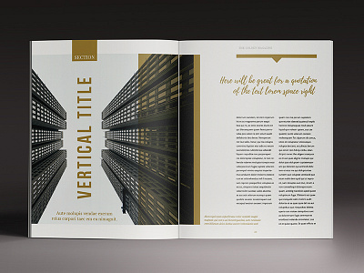 The Golden Magazine Template book brochure design digital editorial golden grid indesign layout magazine print template