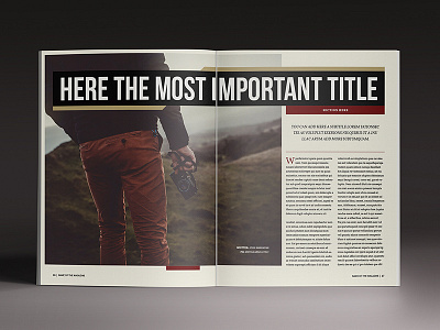 The Outsider Magazine Indesign Template book design digital editorial grid indesign luuqas magazine paper pdf print template