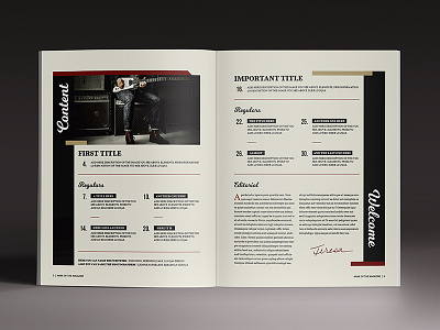 The Outsider Magazine Indesign Template