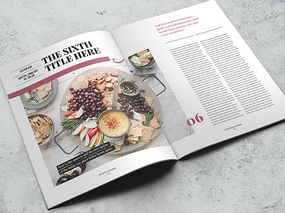 Lifestyle Indesign Magazine Template