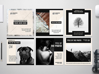 Photography Social Media Templates