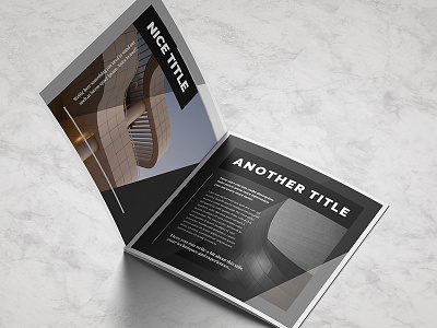 Multipurpose Square Brochure black brochure dark design digital editorial fashion flyer masculine minimal multipurpose pdf porfolio print template trifold