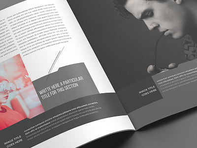 Experiment Indesign Template architecture brochure digital editorial indesign indesign template magazine magazine design modern pdf print style template urban