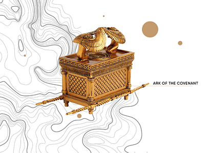 Ark of Covenant - illustration for online course bible bible study clevio illustration